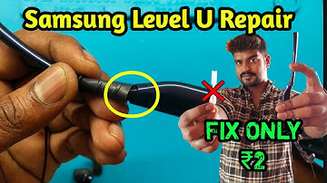 Samsung Level U wireless bluetooth headset PU Rubber broken Repairing