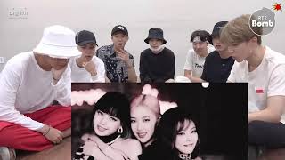 BTS REACTION TO B'The Lovesick Truth' (Lovesick Girls X The Truth Untold) Mashup Film