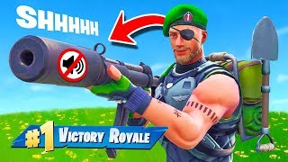 The SNEAKY Silencer Challenge in Fortnite Battle Royale!