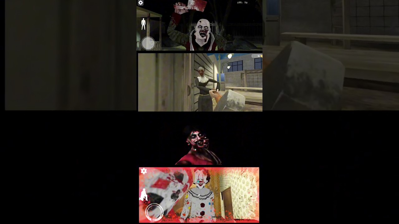 Psychopath Hunt 2025 Vs Evil Nun Vs Kamla Vs Clown Pennywise Jumpscare  
