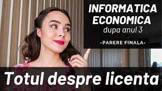 Informatica Economica dupa anul 3 | Sfaturi, intrebari si model de licenta | CSIE ASE Bucuresti