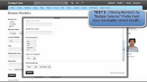 Filtering Members by multiple answers in Multiple Selection Profile Field displays incorrect results