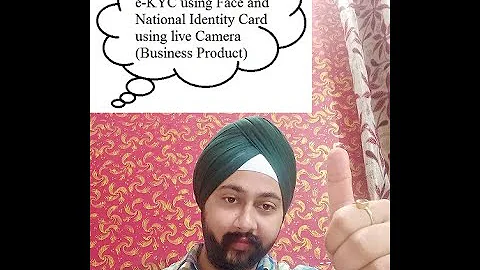 Artificial Intelligence: e-KYC ( shifting from fingerprints  to live Face Verification with Camera)