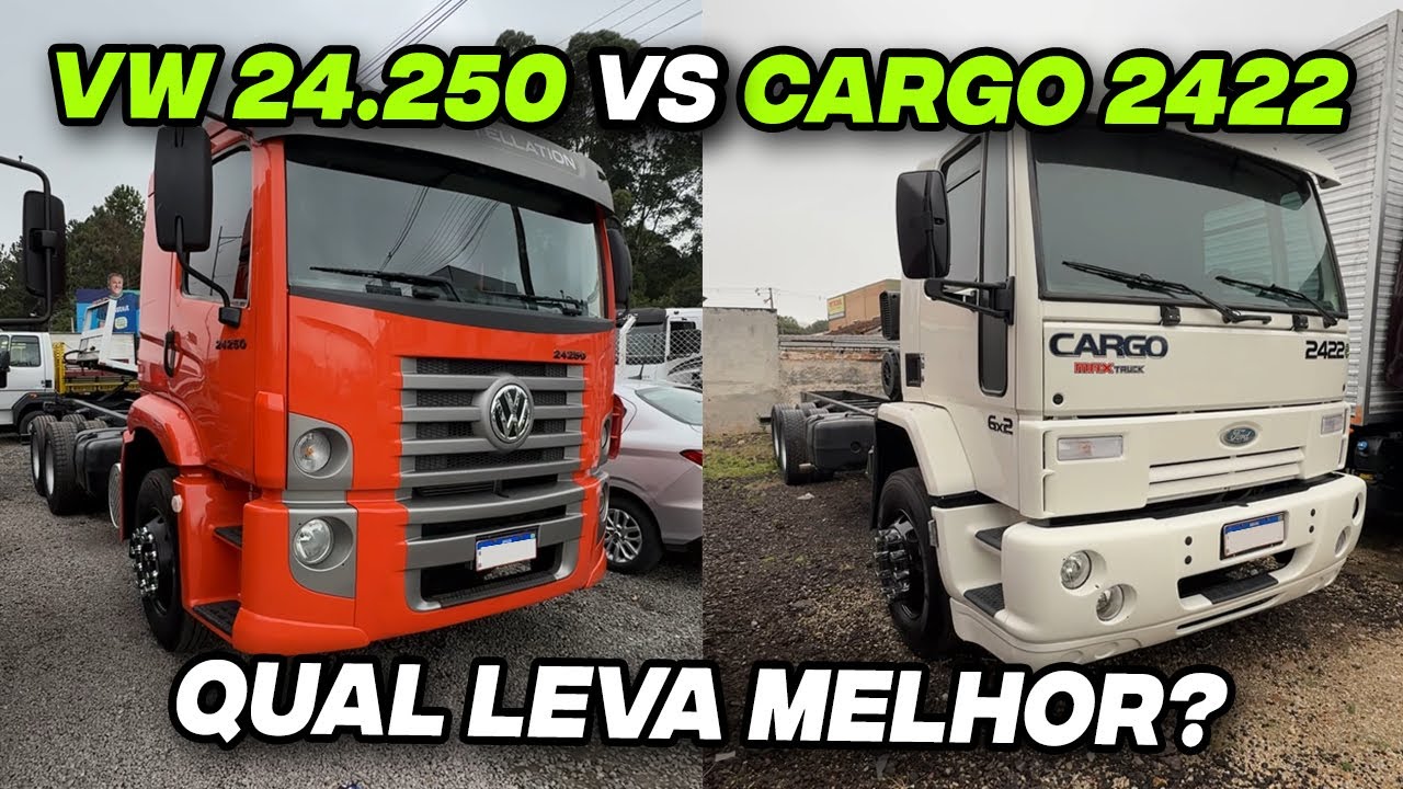 VW 24.250 ou Ford Cargo 2422? Qual vale mais a pena?