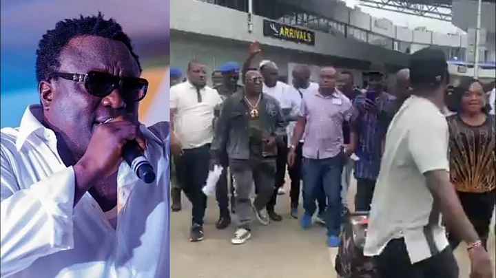 MOMENT MASSIVE CROWD WELCOME SAHEED OSUPA BACK TO NIGERIA FROM AMERICA