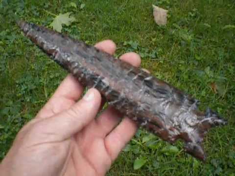Big Obsidian Blade! - YouTube