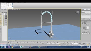 Tutorial on Modeling a Kitchen Tap in 3dsmax.
