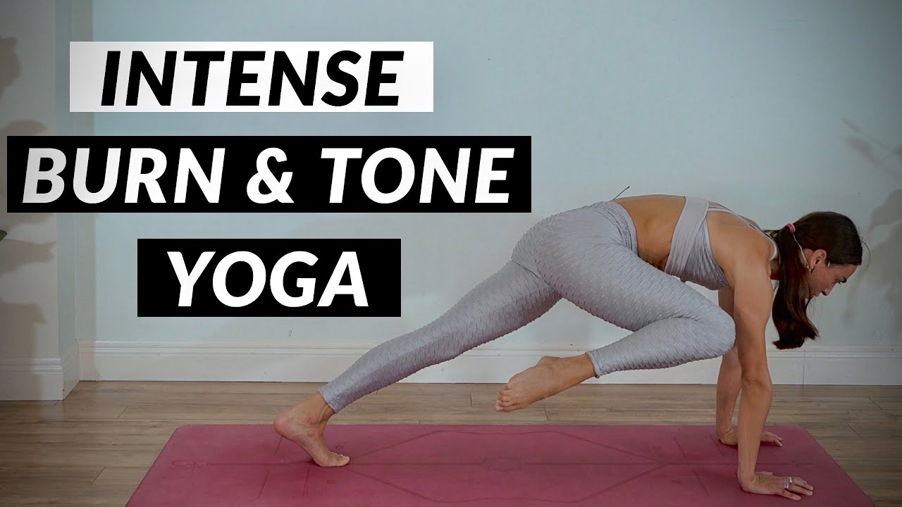 45 MIN WEIGHT LOSS HIIT YOGA WORKOUT / Calorie Burn Power Flow - YouTube