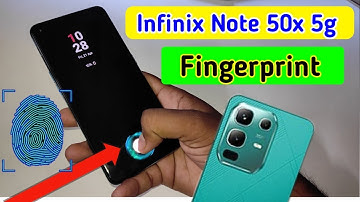 Infinix note 50x fingerprint screen lock setting | fingerprint lock setting in Infinix note 50x 5g