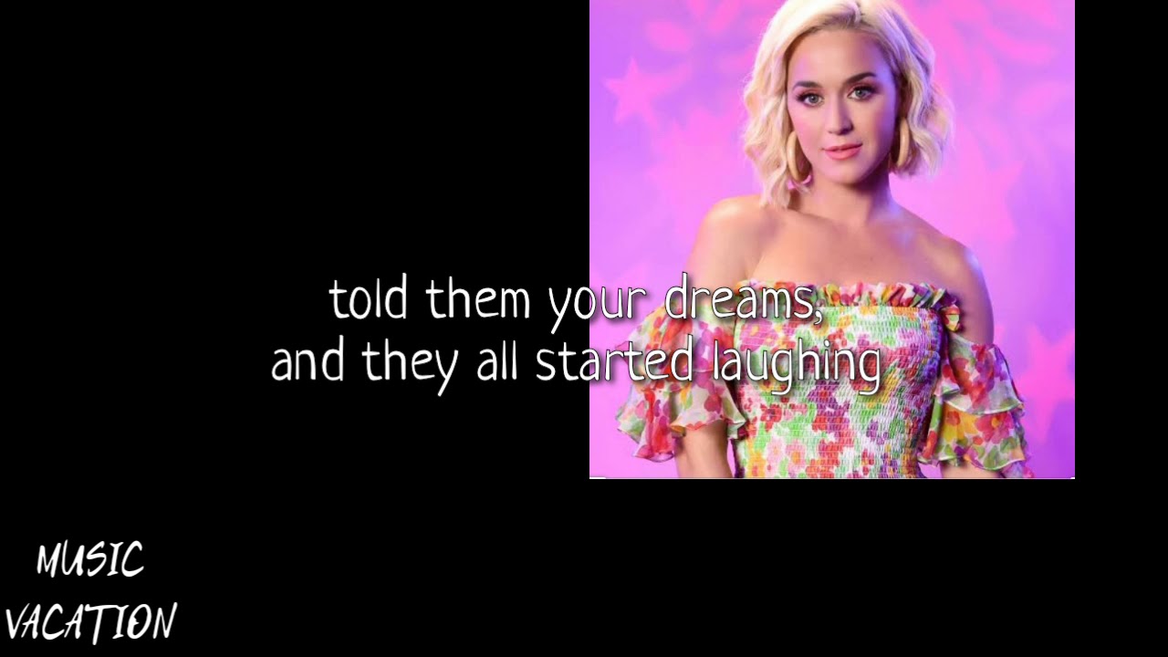 KATY PERRY daisies( lyric video) of MUSIC VACATION YouTube