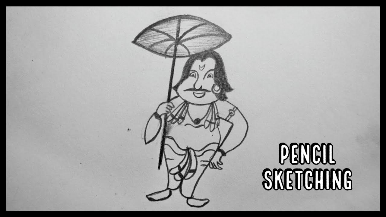 How To Draw Maveli Maveli Drawing Images Onam Easy Drawing Pencil Drawing Youtube In 2021 Pencil Drawings Easy Drawings Drawing Images