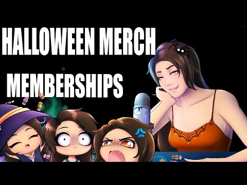 New Halloween Merch and Channel Memberships🧡💜 [Announcement] [Channel update]