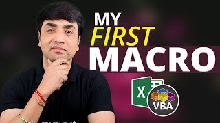 How to Create Macros in Excel | My First VBA Macro