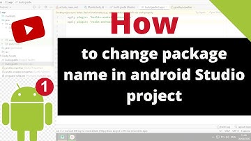 How to change package name in android studio project 2020