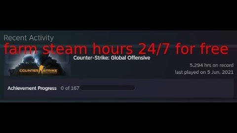 Free steam hours idle script 24/7