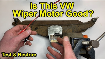 How to Test a VW Beetle Wiper Motor, Then Powder Coat & Restore It!