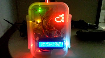 Arduino Temperature Humidity Sensor Clock 溫濕度時鐘