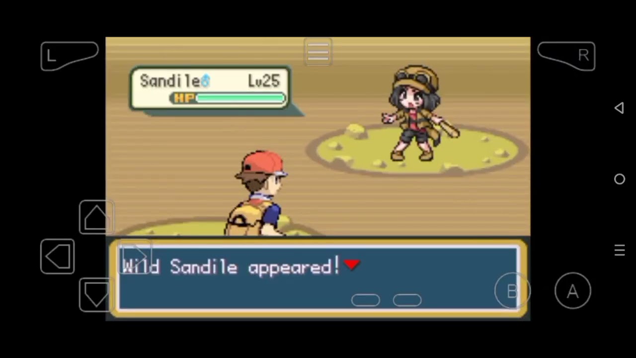 [Mega moemon fire red V1.3c] how to get sandile