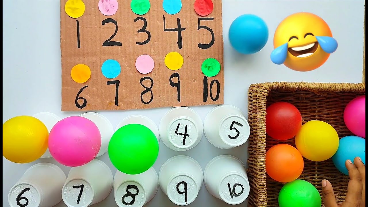 Color Balls Activity For Toddlers| Preschool Learning Activities ...