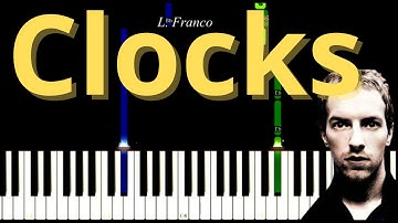 Coldplay - Clocks  EASY Piano Tutorial