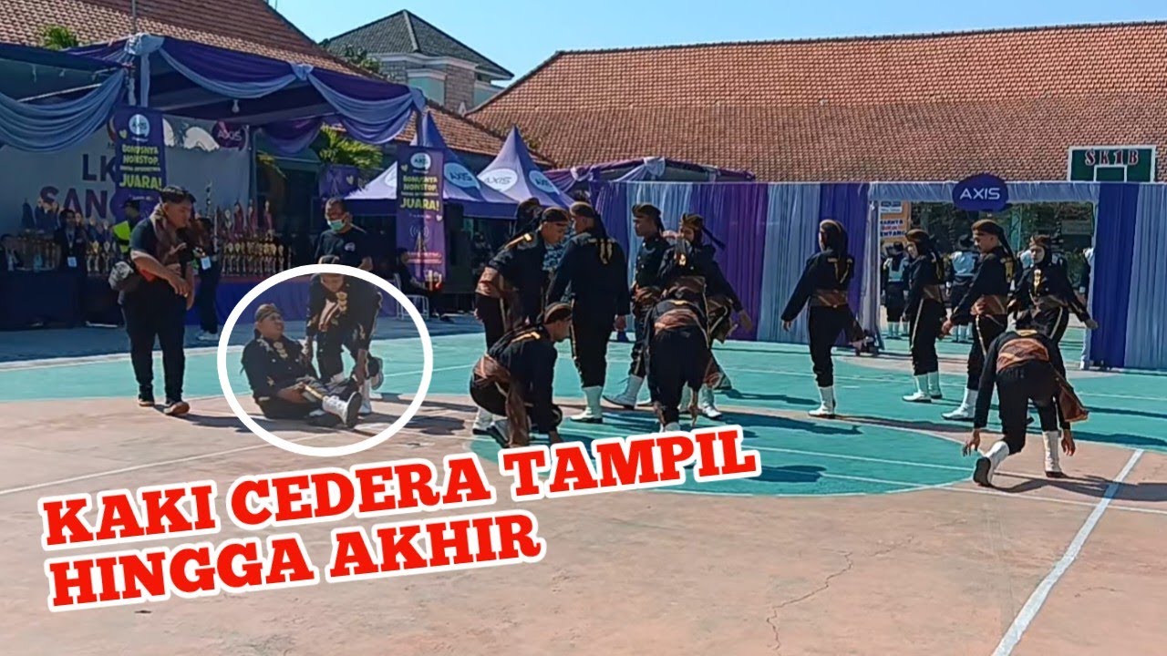 PERLU DIAPRESIASI TINGGI KAKI PATAH SAAT TAMPIL HINGGA SELESAI PURNA PASDEPGA DI LKBB SANCAKA