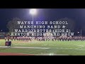 Wayne High School Marching Band &amp; Warriorettes - Kenton Ridge Band Show 10-16-2021