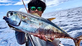 Catching TUNA From A KAYAK | Kayak Fishing In Hawaii For Shibi (Yellowfin Tuna)