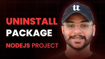 How to Uninstall a Package from NodeJS Project