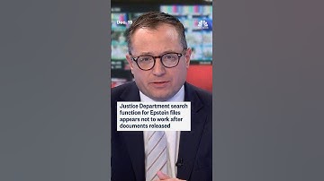 Justice Department search function for Epstein files appears not to work after documents released