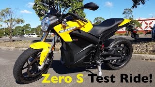 Zero S Electric Motorcycle Test Ride | Torque Monster!