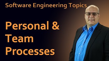 Software Engineering - 18 Personal and Team Processes