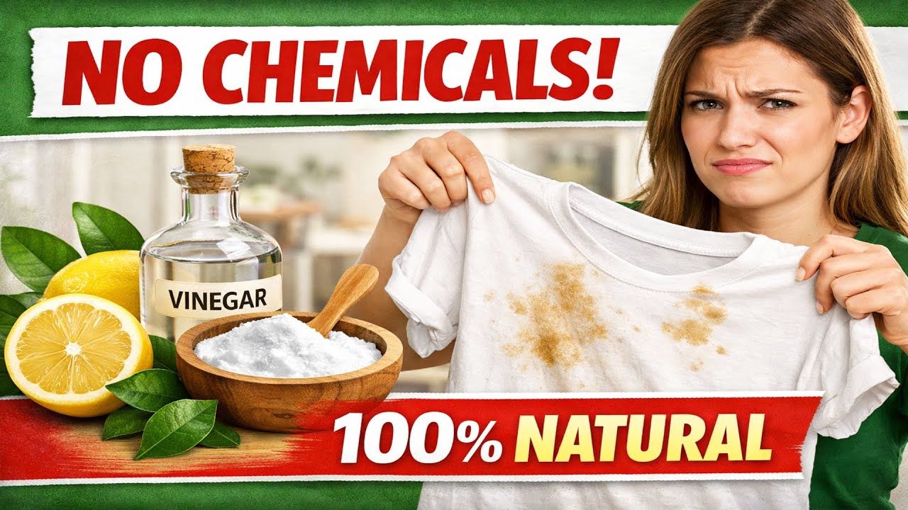 Natural Ways to Remove Odors and Stubborn Stains From Clothes