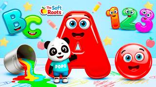 Preschool Learning activities for 3 year olds at home | Learn ABC Phonics Shapes Numbers Colors 🌈 screenshot 1