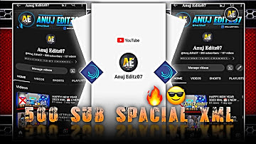 500 SUBSCRIBERS SPACIAL XML || ALIGHT MOTION PRESET 🎟️ THANK YOU ALL SUPPORT