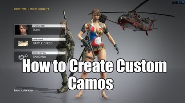 Creating Custom Camos for the MQPM Texture Tool