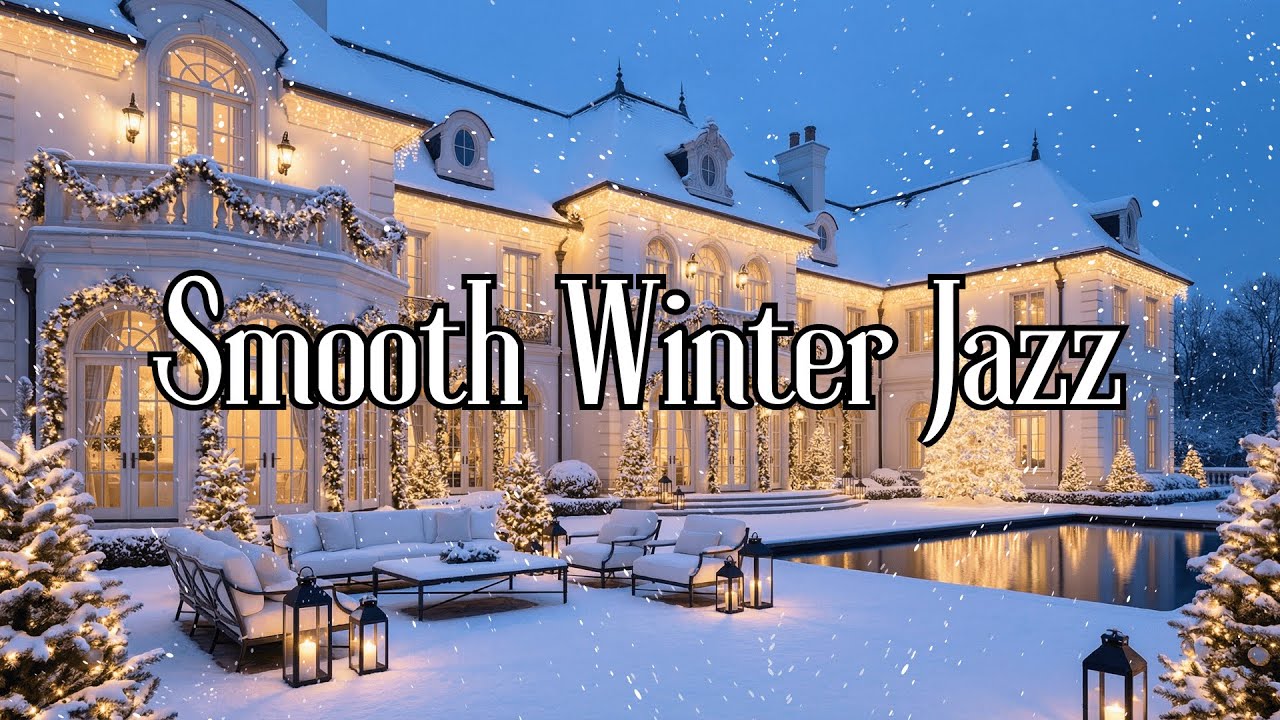 Smooth Jazz Evening – Winter Jazz for Relax, Focus and Comfort