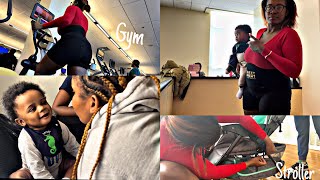 Vlog: getting my life together, esporta gym, putting stroller together, quality time with family etc