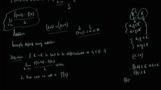 Lecture 04: Differentiability: Definition and CR Equation