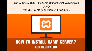 How to install XAMPP Server on Windows 10 and how to create a MYSQL Database in Urdu.
