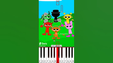 Butt Slap Sprunki Animation Meme Epic Fail #sprunki (@HF_Animation) - Octave Piano Tutorial