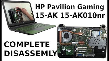 HP Pavilion Gaming 15 AK010nr Take Apart Complete Disassembly How to Disassemble