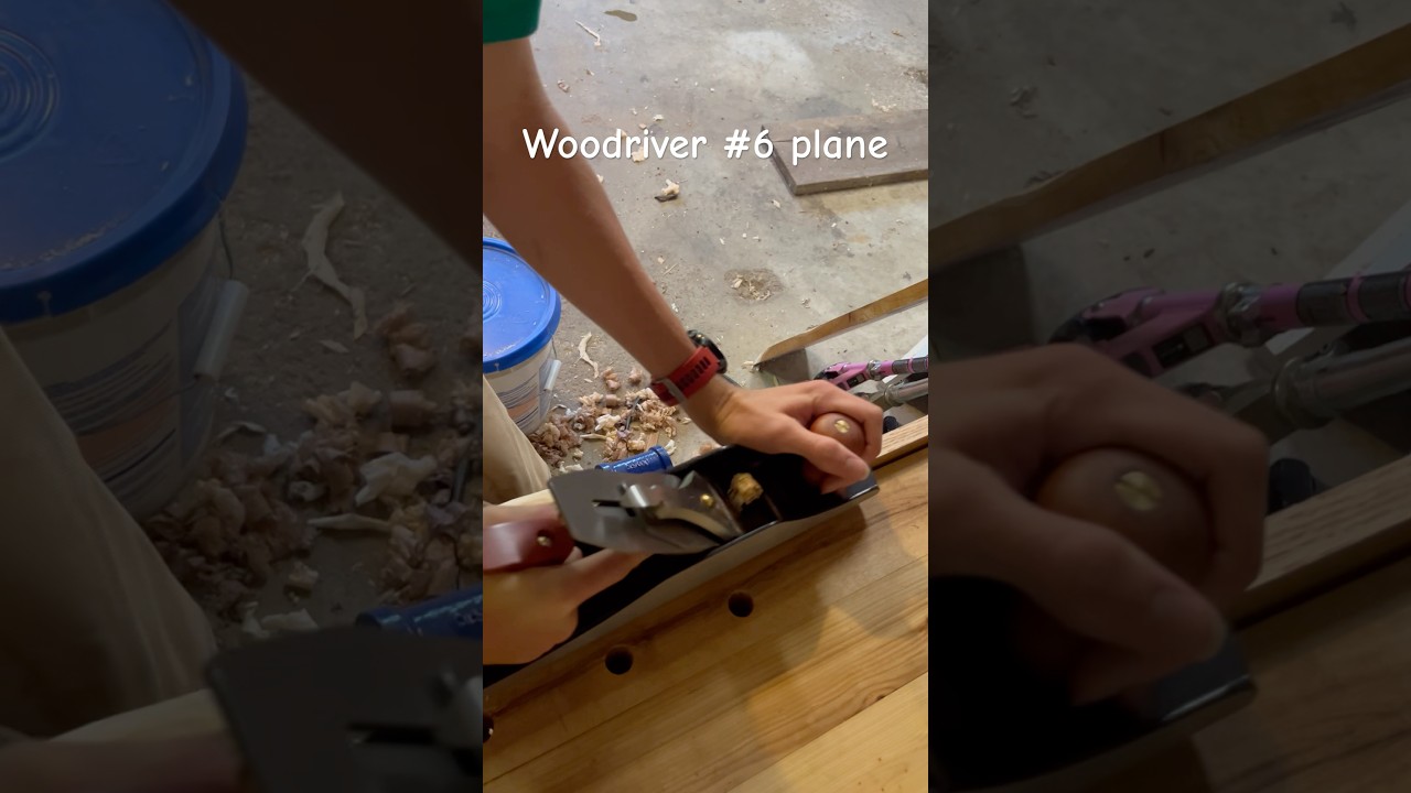 This plane is awesome! Woodriver # 6 on red oak