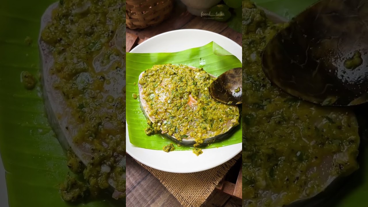 Kingfish/Neymeen Green masala tawa fry
