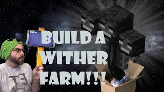 Watch Me Build a Wither Farm for Skyfactory 4! #skyfactory4 #minecraft #tutorial