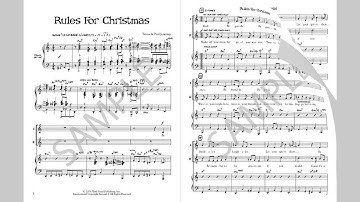 Rules For Christmas - MusicK8.com Singles Reproducible Kit