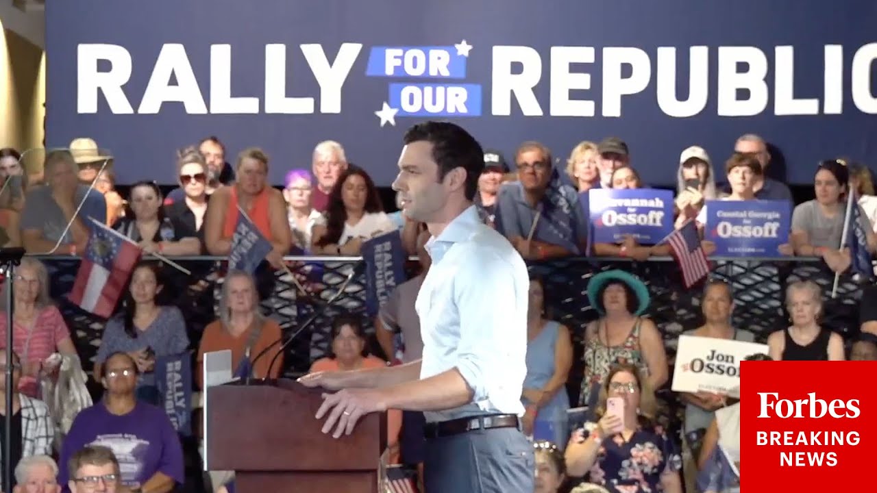 FULL EVENT: Jon Ossoff Holds 'Rally For Our Republic' In Savannah, Georgia