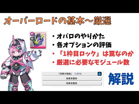【NIKKE】1枠目ロックは本当に罠なのか？オーバーロードの基本～厳選について解説！【ニケ】