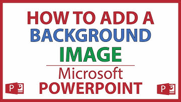 Microsoft PowerPoint: How To Add A Background Image In PowerPoint | 365 | 👍