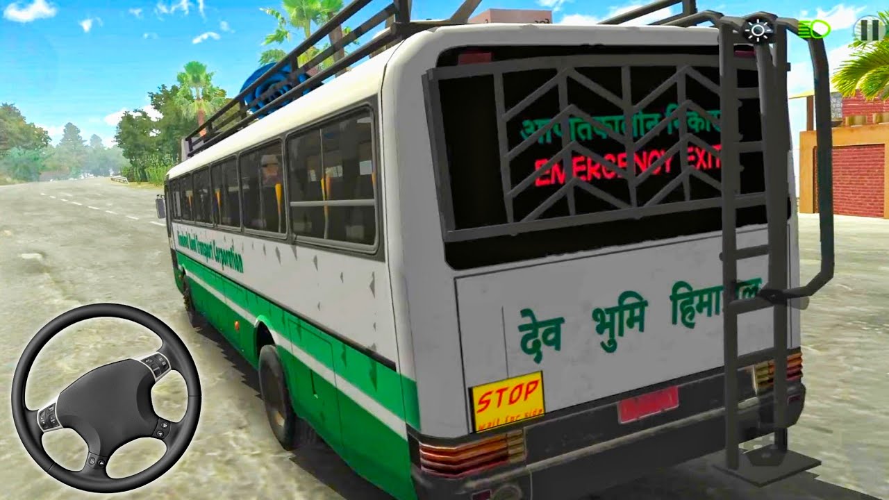 Indian Sleeper Bus Simulator 3D - Mountain Route Drive - Realistic Android Gameplay 