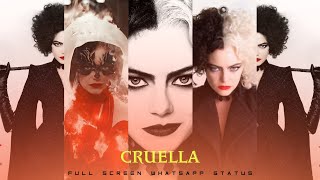 Cruella Car Sequence Full Screen WhatsApp Status